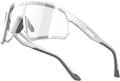 Photochromic sports sunglasses, UV400, versatile for cycling driving baseball fishing.