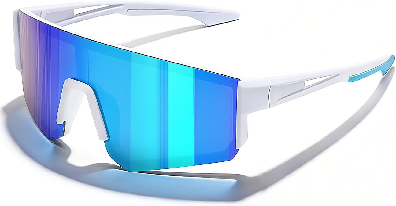 All-purpose polarized sports sunglasses, UV400, for running baseball driving fishing.