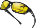 Unisex polarized sport sunglasses, flexible lightweight, for driving cycling fishing golf.