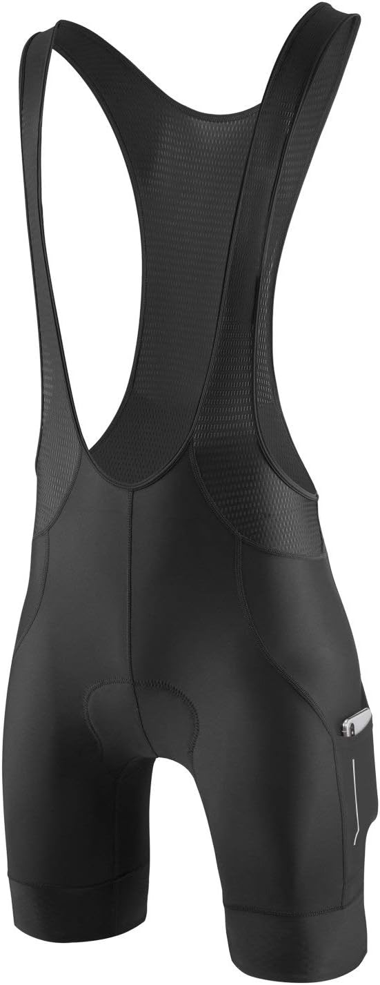 Mountain bike shorts for men, 3D padded liner, zippered pockets, silicone leg grippers, moisture-wicking stretch fabric.