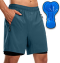 Cycling pants for men, 4D padded, UPF 50, long leggings, for mountain road bicycle.